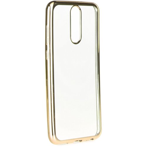  Gumijasti / gel etui Clear Case za Huawei Mate 10 Lite - zlati Slike