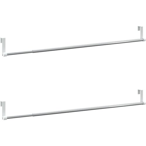  Karni&amp;scaron;e 2 kom bijelo-srebrne aluminijske Slike