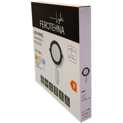 Ferotehna LED panel (&amp;Oslash; x V: 300 x 16,3 mm, 24 W, 2.280 lm) Slike
