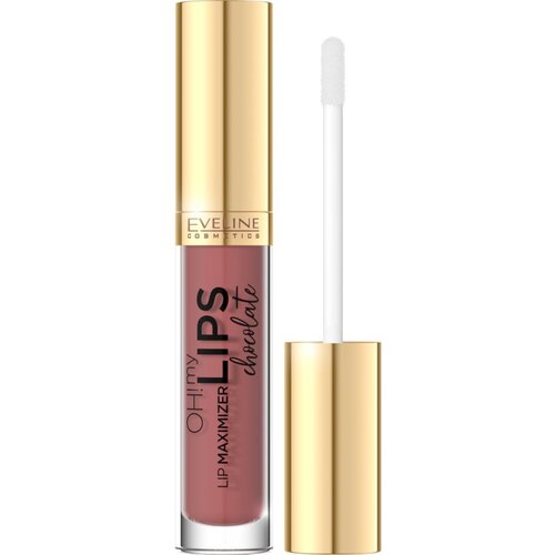 Eveline OH! my LIPS Lip Maximizer sjajilo za usne s pčelinjim otrovom nijansa Chocolate 4,5 ml Slike
