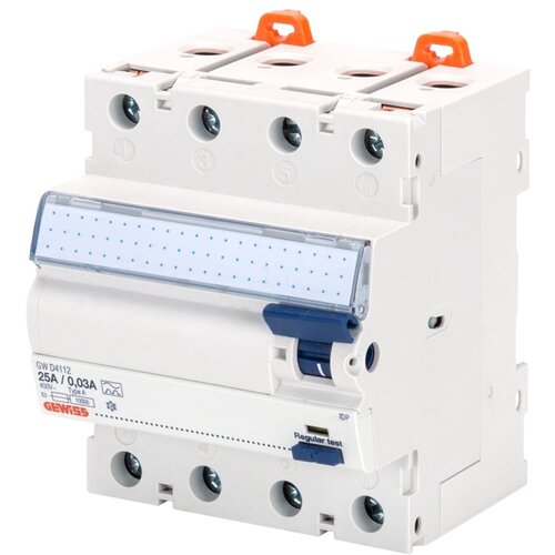 GEWISS 90RCD, fid sklopka 4P 40A 0,5A, tip ac Cene