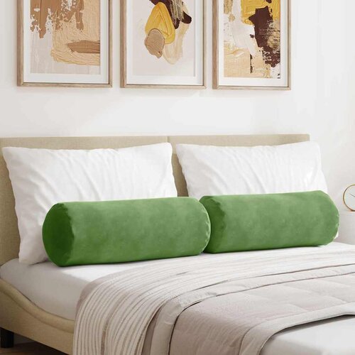  Valjkasti jastučići 2 pcs Svijetlo zelena &Oslash; 25 x 70 cm Cijene