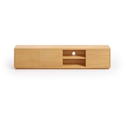 Kave Home TV komoda u dekoru hrasta u prirodnoj boji 200x44 cm Abilen - Slike