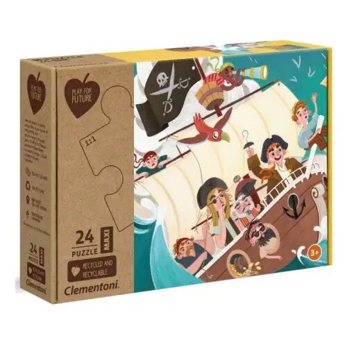 Clementoni YO HO HO! Gusari Maxi puzzle 24kom - Cene