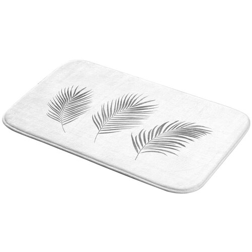 Douceur d int&amp;eacute;rieur Kopalni&amp;scaron;ka preproga 45x75 cm v beli in srebrni barvi Orbella &amp;ndash; Slike
