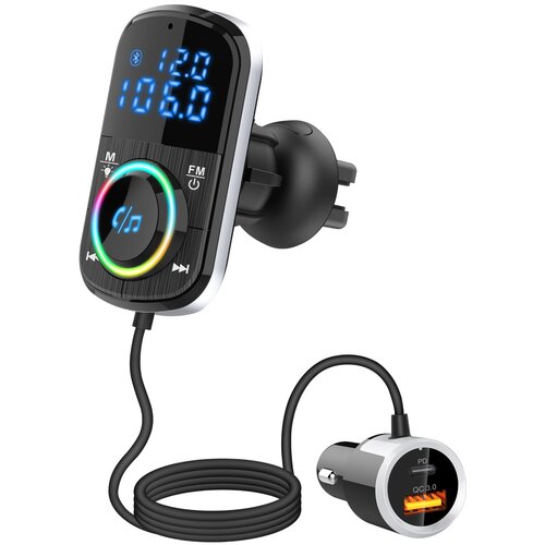 INF Avto oddajnik, 7-barvna lučka, Bluetooth 5.0, avtomatska povezava, (21540148) Slike