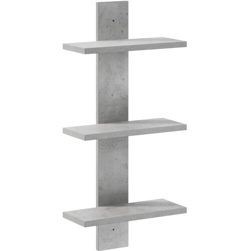  Zidna polica Betonska siva 30 x 13 5 x 64 5 cm Prerađeno drvo - Betonska siva 30 x 13 5 x 64 5 cm Cijene