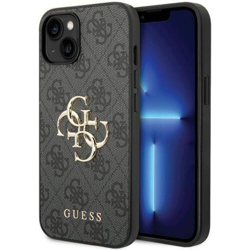 Guess GUHCP15M4GMGGR silikonski ovitek za iphone 15 plus - črn z zlatim logom Cene