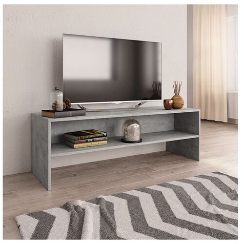  TV omarica betonsko siva 120x40x40 cm iverna plo&scaron;ča Cene