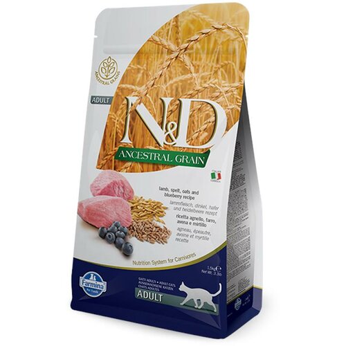 N&d suva hrana za mačke - jagnjetina, spelta, ovas i borovnica 1.5kg Slike