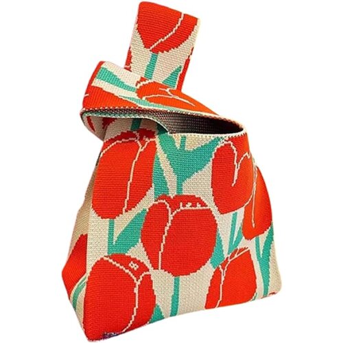 Dardanar Srčkana cvetlična pletena torba, ženska tkana crossbody torba, modna kvačkana plažna torba, (21167163) Cene