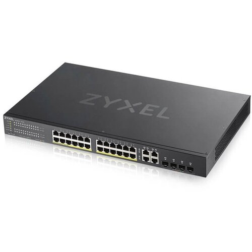 Zyxel STIKALO 24-PORT + 4x SFP gigabit Managed (GS192024HPV2-EU0101F), (20161752) Slike