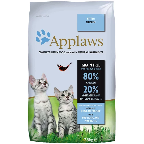 Applaws mačja hrana za mladiče - Varčno pakiranje: 2 x 7,5 kg