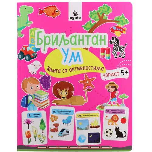  Educate, knjiga sa aktivnostima, Briljantan um - odaberite uzrast Cene