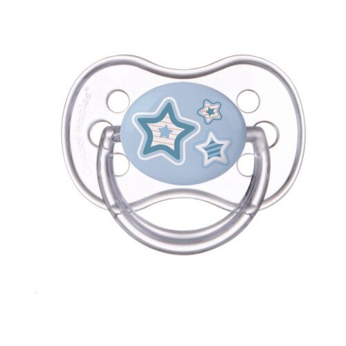 Canpol babies silikonska varalica 0-6m 22/580 1kom newborn baby blue stars ( 22/580_blu_new ) Cene
