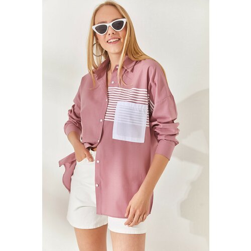 Olalook Shirt - Pink - Oversize Slike