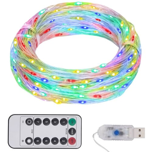 vidaXL LED traka s 300 LED žarulja šarena 30 m Cijene