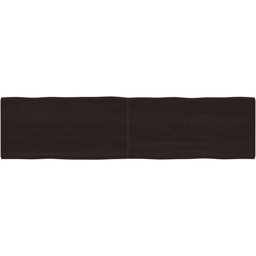 Stolna ploča tamnosmeđa 200x50x(2-4) cm obrađena hrastovina Cene