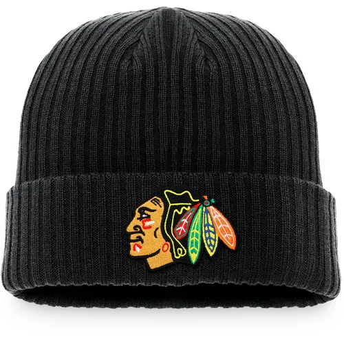 Fanatics Core Cuffed Knit Chicago Blackhawks Winter Hat