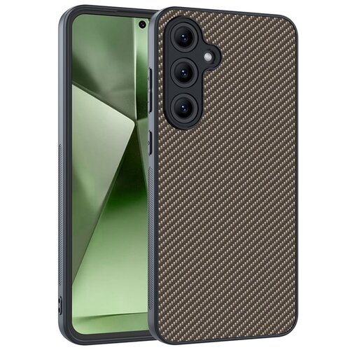 CARBON FIBER Texture maska za Samsung Galaxy S25 - / Gold Cijene