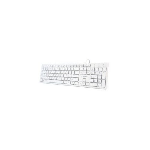  Tastatura GEMBIRD Multimedia chocolate KB-MCH-03-W USB USA layout white Cijene