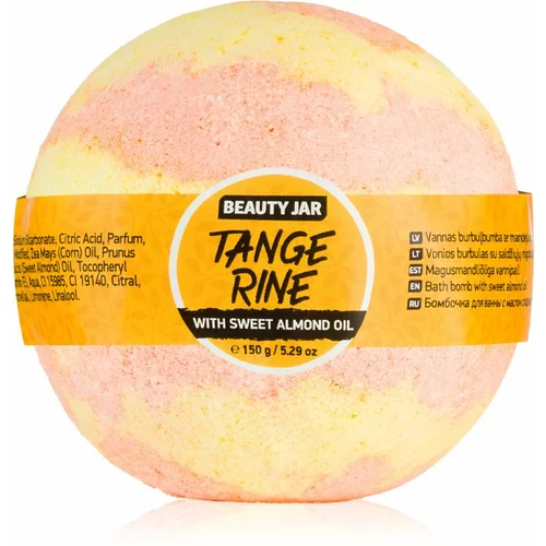 Beauty Jar Tangerine bomba za kupanje s bademovim uljem 150 g