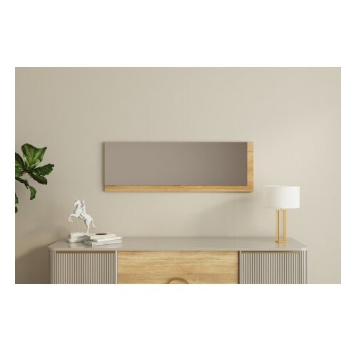Hanah home ogledalo lariya white natural Slike