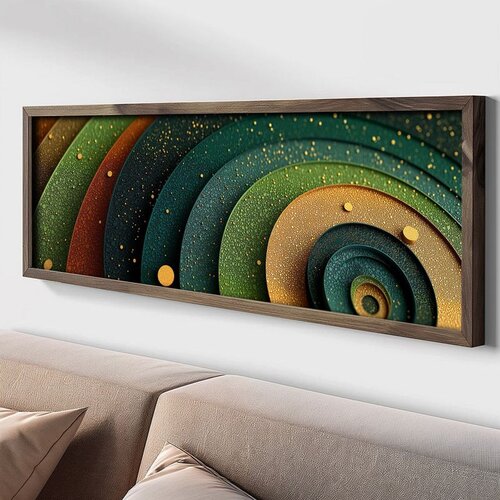 WALLXPERT LAC021-150 Multicolor Decorative Framed MDF Painting Cene