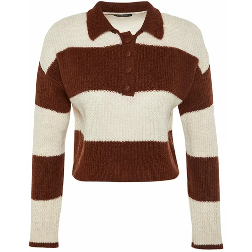 Trendyol Sweater - Braun - Regular fit
