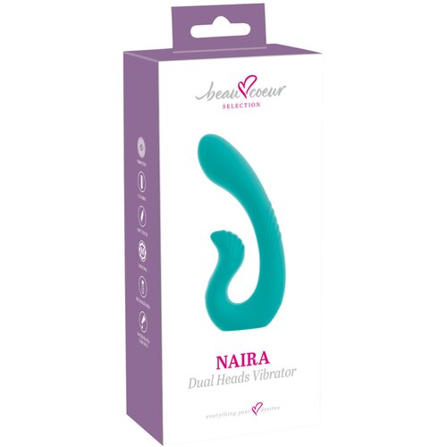  Beau Coeur Naira - G-točka i klitoris podraživač vibrator (zeleni) Slike