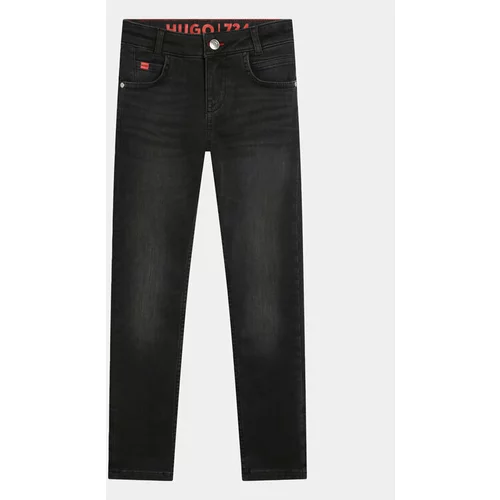 Hugo Jeans hlače G00050 S Črna Skinny Fit
