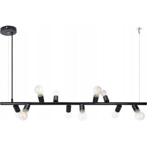  Luster na sajli 10xE27/20W/230V crna Cene