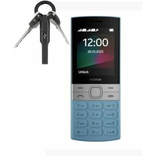 Nokia 150 plavi mobilni telefon + gratis tnb cbmusbkeybk usb kabel black Slike