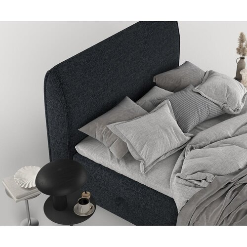 Maison de R&amp;ecirc;ve Črna boxspring postelja s prostorom za shranjevanje 140x200 cm Melba &amp;ndash; Slike