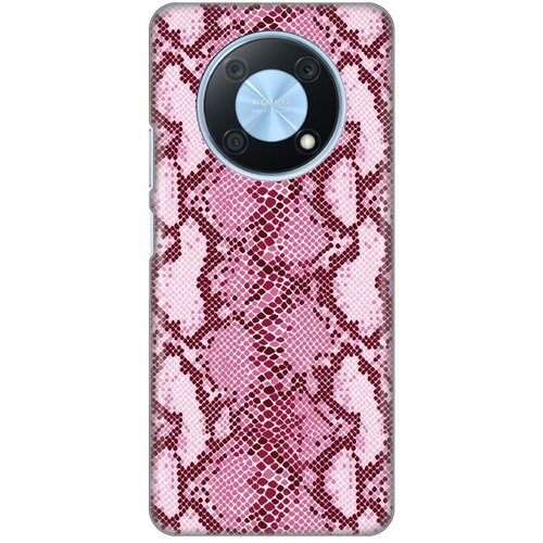 Torbica Silikonska Print za Huawei Y90 Pink Snake Slike
