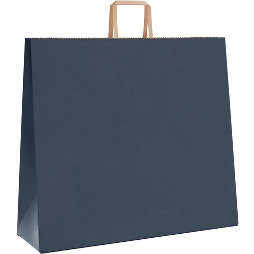  Papirnate vrećice 250 kom s ručkama plave 54x15x49 cm Slike