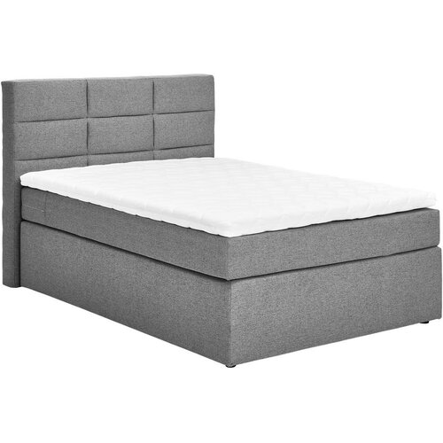CARRYHOME POSTELJA BOXSPRING 120 cm x 200 cm , tekstil siva Cene