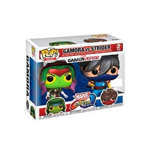 Funko POP! Figura 2-PACK: CAPCOM VS. MARVEL: GAMORA VS STRIDER (PLAYER 2) Slike