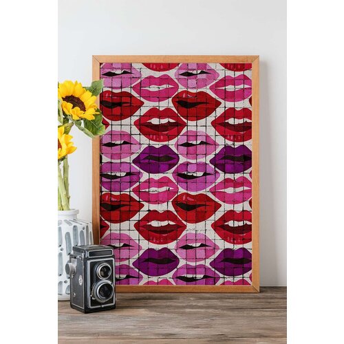 Wallity uramljena slika Popmosaıc17, 33x48 cm Cene