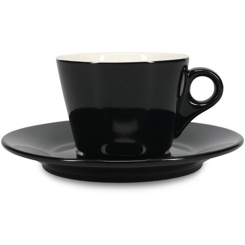 BonBistro Crni porculanski čajni tanjurić &amp;oslash; 15,5 cm Barista &amp;ndash; Slike