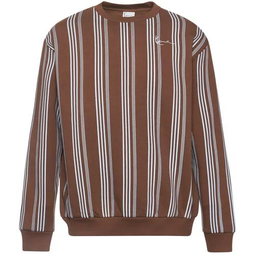 Karl Kani Sweater majica svijetloplava / smeđa