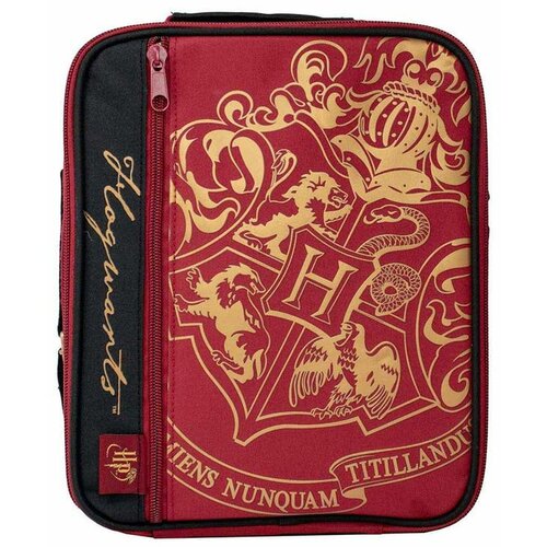 Blue Sky Harry Potter deluxe 2 pocket lunch bag burgundy - crest ( 050578 ) Cene