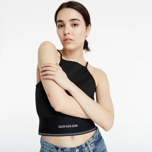 Calvin Klein Jeans Milano Jersey Cropped Top