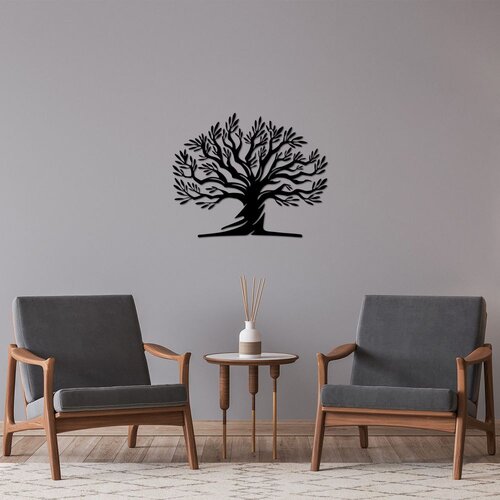 Wallity Zidna dekoracija Monumental Tree 18, 54 x 67 cm, Crna Cene