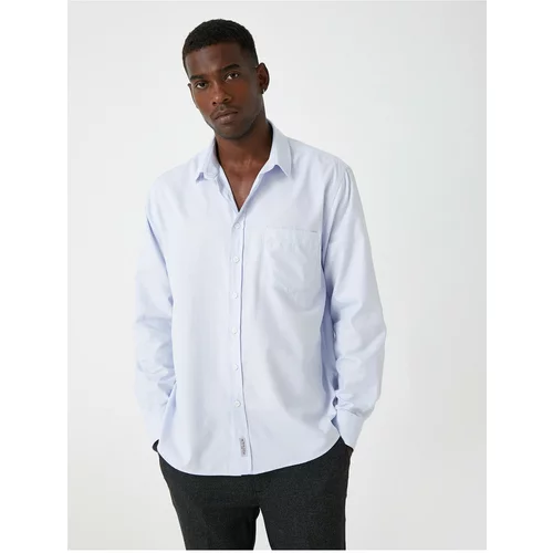 Koton Basic Shirt Classic Collar With Pocket