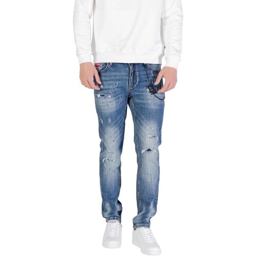 ICON Kavbojke slim ICUF2W6D018 Modra Slike
