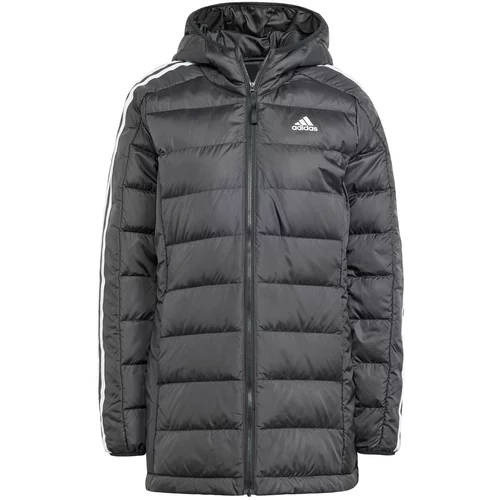 ADIDAS SPORTSWEAR Sportska jakna 'Essentials' crna / bijela