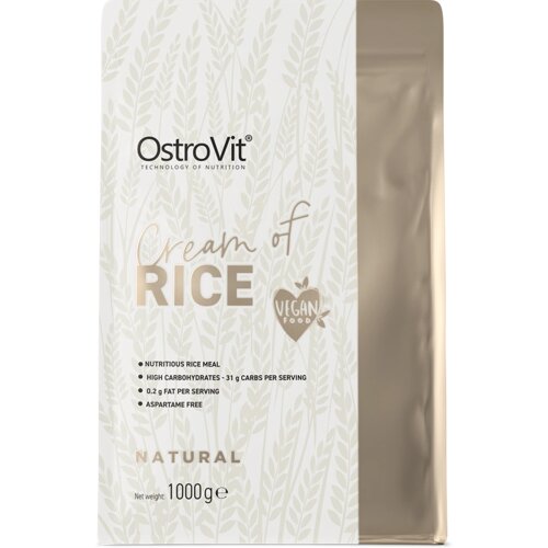 OSTROVIT cream of rice 1000 g &amp;ndash; instant pirinčana ka&amp;scaron;a bez &amp;scaron;ećera malina Slike