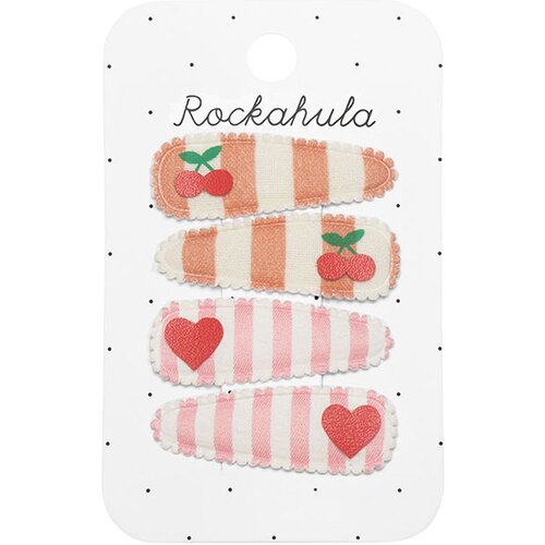 Rockahula Sponke za lase - Cherry Stripe Fabric (5437) 5437 Cene