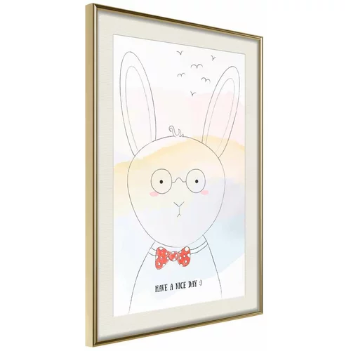 Poster - Polite Bunny 30x45